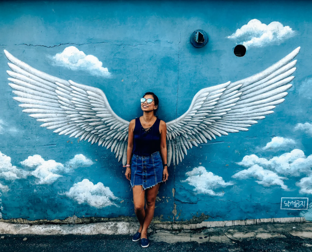 Angel mural